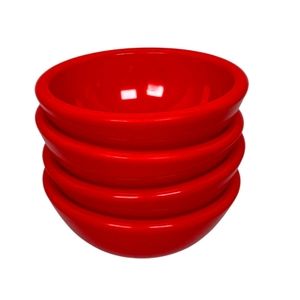 Zak! Designs Melissa Easton Melamine Red Bowls - Set of 4 ♥️